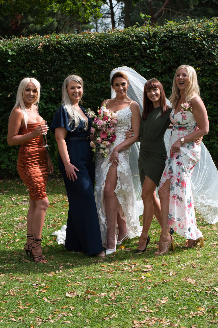 Bride with her friends 