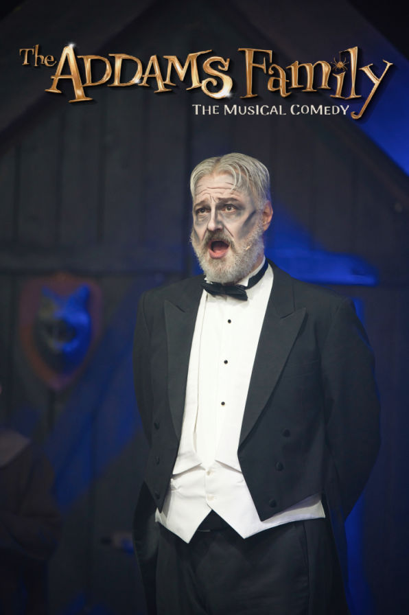 Tall actor playing Lurch form The Addams family the musical 